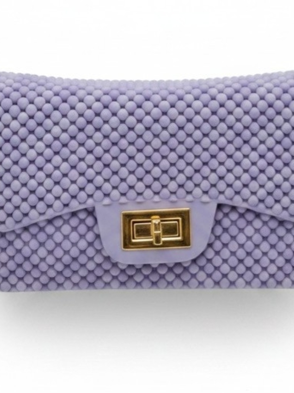 Lavender Mini Jelly Chain Shoulder/Crossbody Bag 🎉NWT - Picture 3 of 4